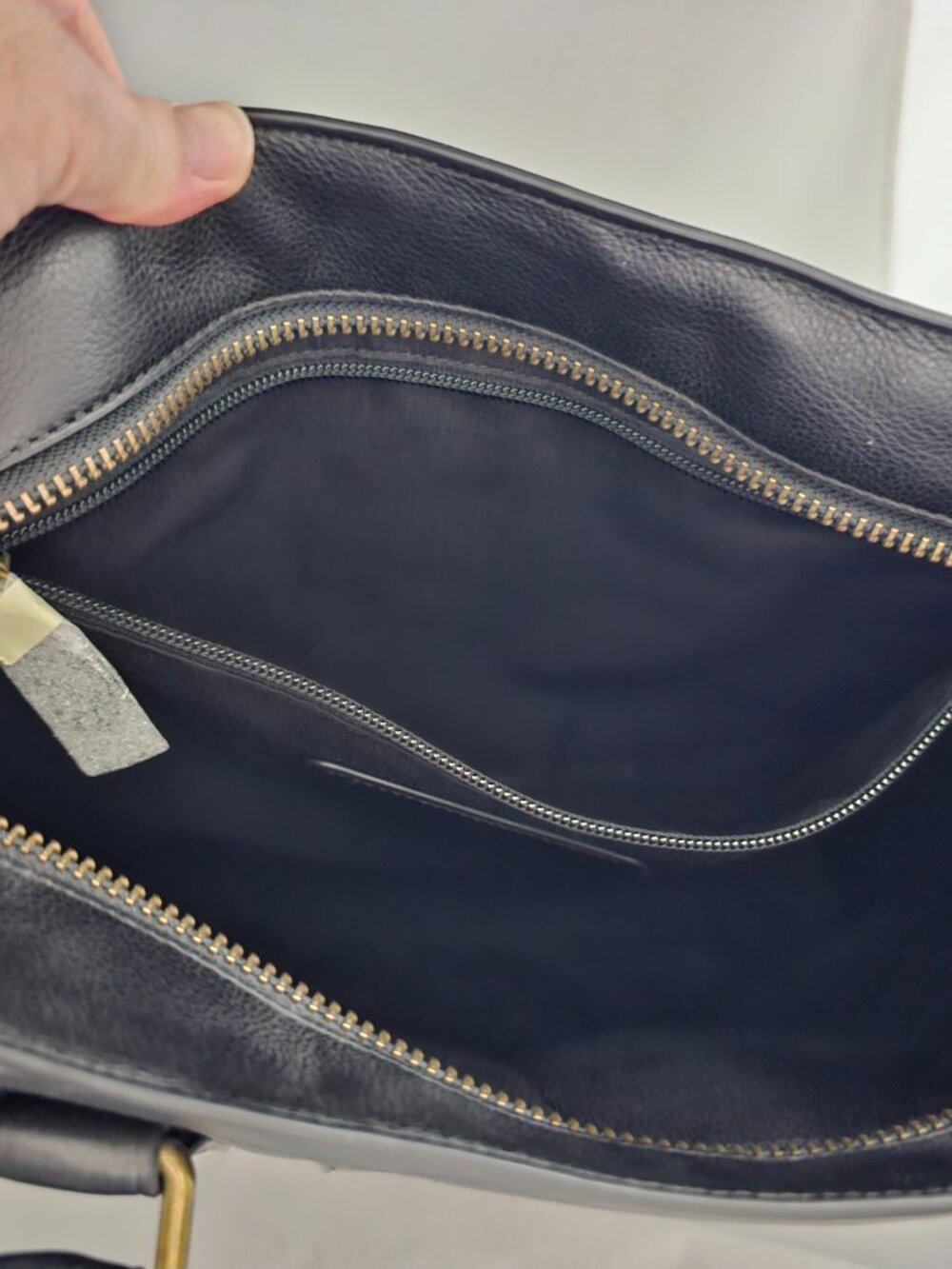 Coach Men's Tote Bag in Blue and Black Leather F71640. Brand New! - Picture 5 of 16